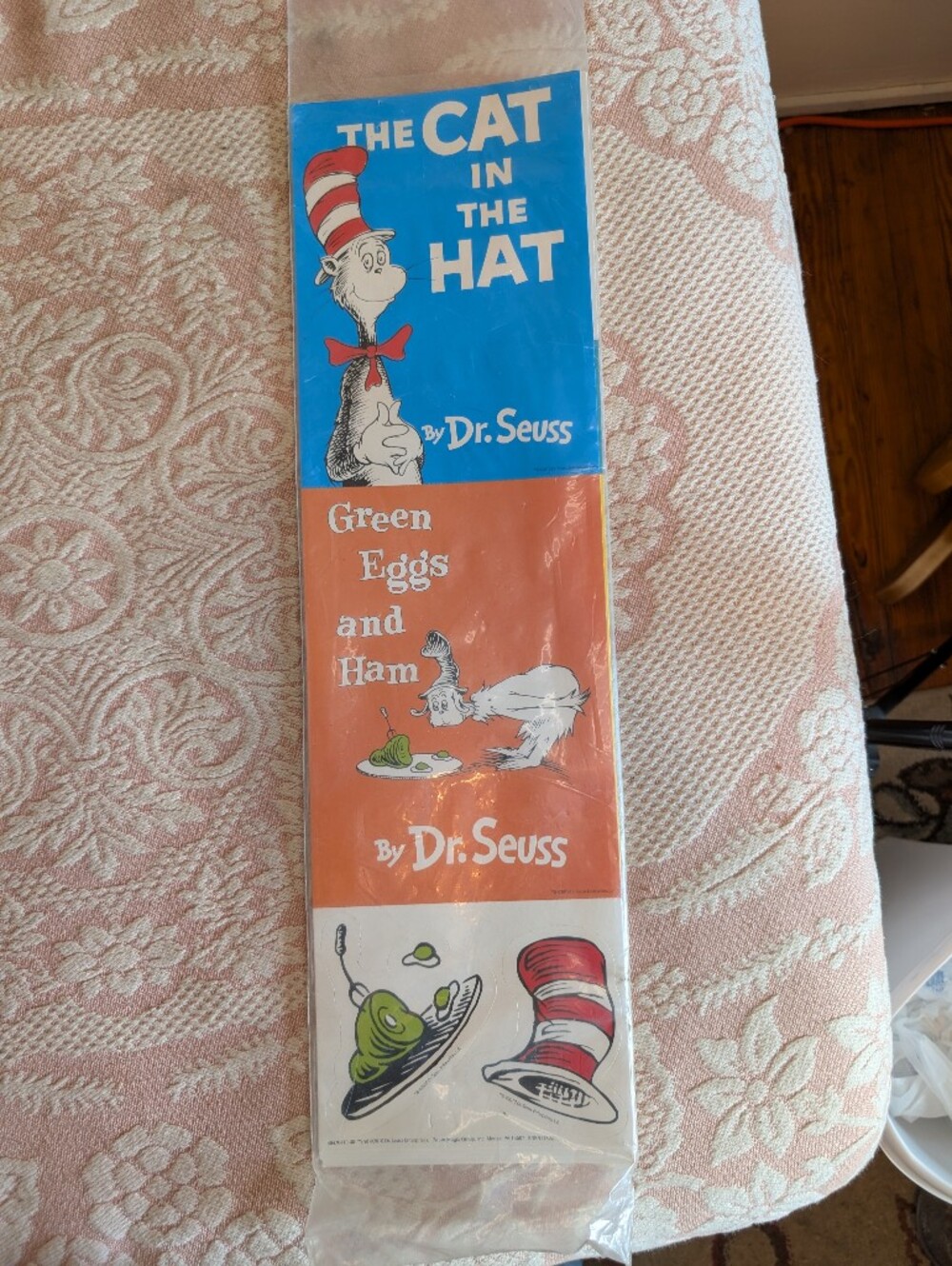 Dr. Seuss Green Eggs and Ham Poster - Orange, Blue, White